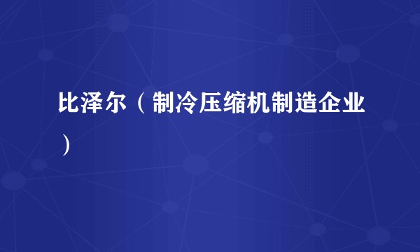 比泽尔（制冷压缩机制造企业）