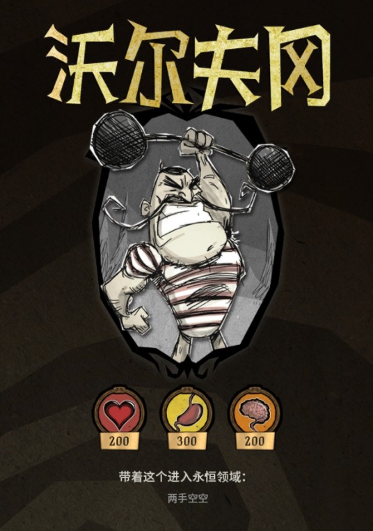 沃尔夫冈（《Don't Starve Together》里的冒险角色）