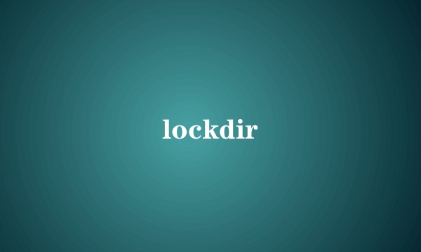 lockdir