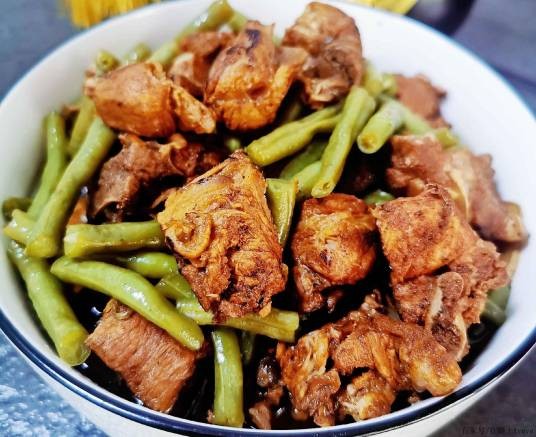 排骨炖豆角