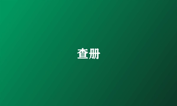 查册