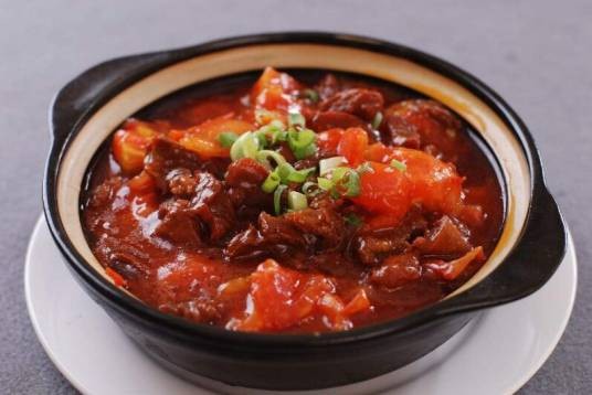 番茄炖牛肉