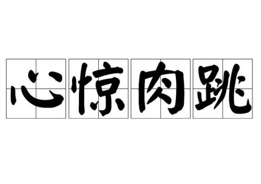 心惊肉跳（汉语成语）