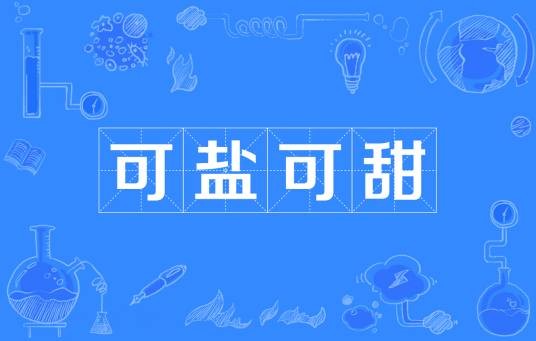 可盐可甜（网络流行词）