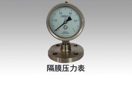 隔膜压力表