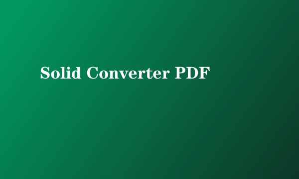 Solid Converter PDF