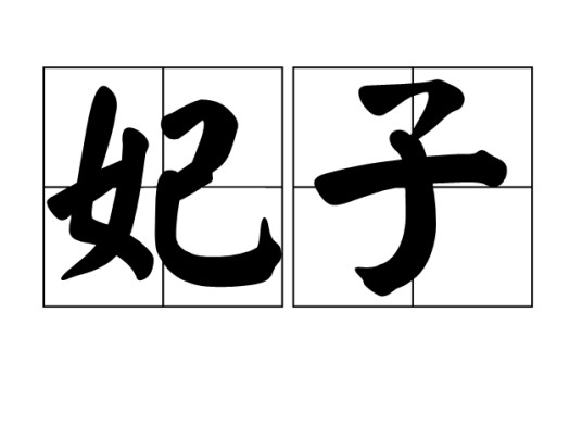妃子（诸王之妻及皇帝之妾）