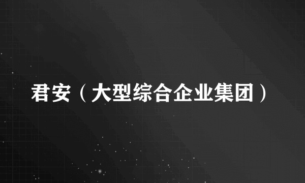 君安(大型综合企业集团)