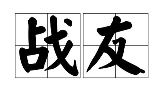 战友(词语解释)