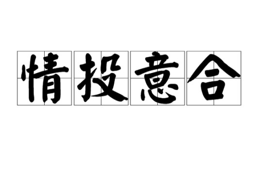 情投意合（汉语成语）