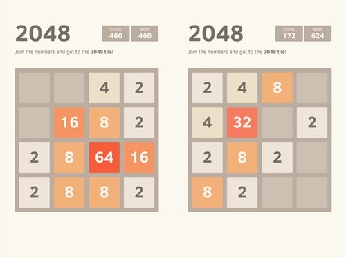 2048（Gabriele Cirulli出品手机数字游戏）