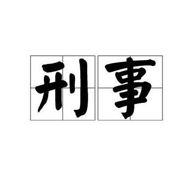 刑事（词语概念）