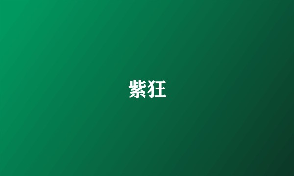 紫狂