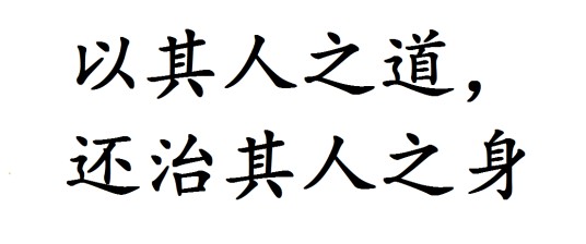 以其人之道，还治其人之身