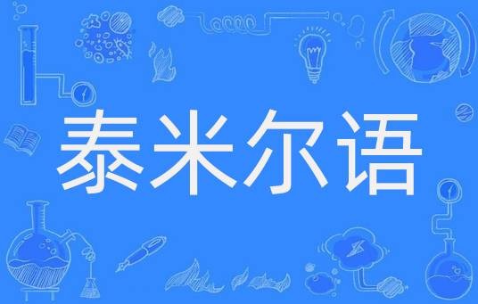 泰米尔语（印度宪法承认的语言之一）