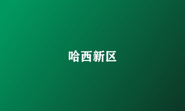哈西新区