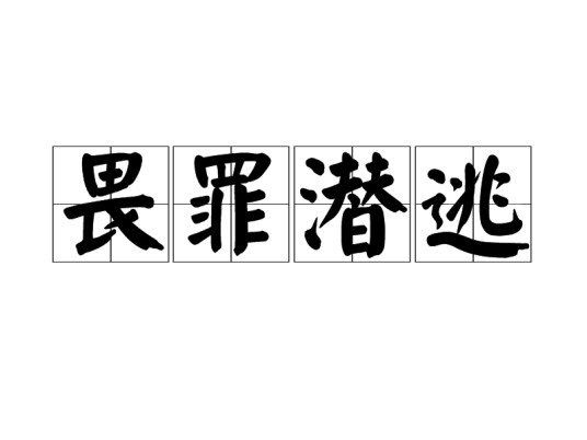 畏罪潜逃