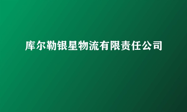 库尔勒银星物流有限责任公司