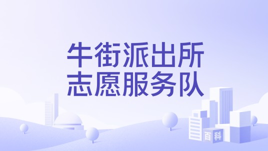 牛街派出所志愿服务队