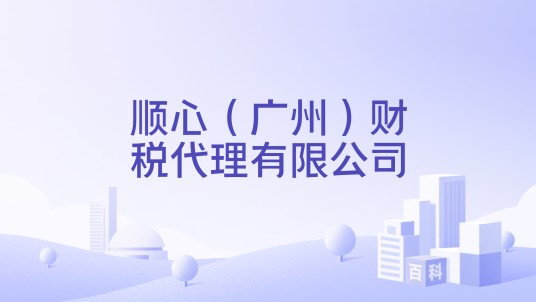 顺心（广州）财税代理有限公司