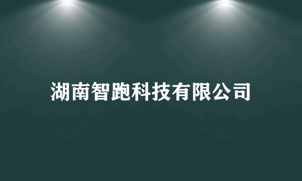 湖南智跑科技有限公司