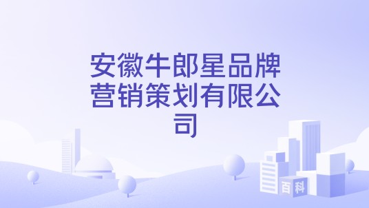 安徽牛郎星品牌营销策划有限公司
