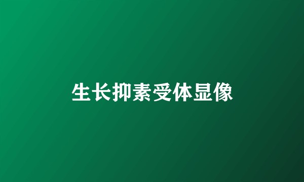 生长抑素受体显像