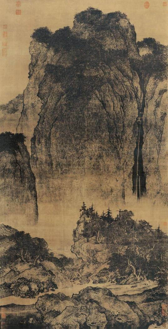 溪山行旅图(北宋范宽创作的绢本墨笔画)