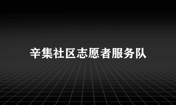 辛集社区志愿者服务队
