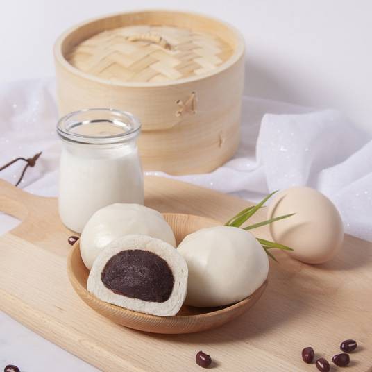 豆沙包(以红豆沙为馅的麦包)