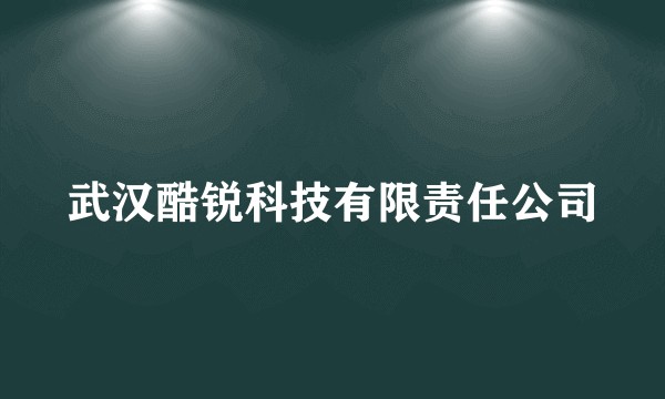 武汉酷锐科技有限责任公司