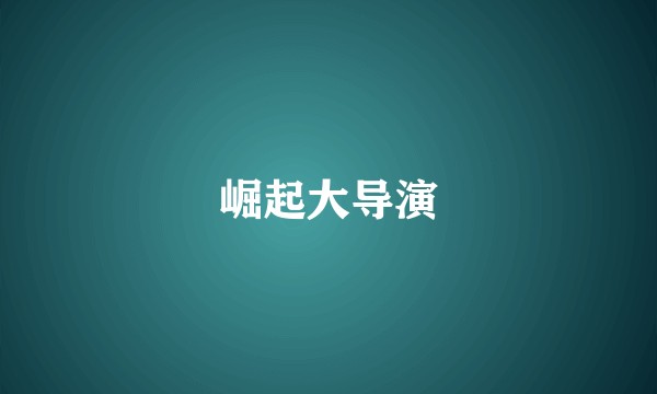 崛起大导演