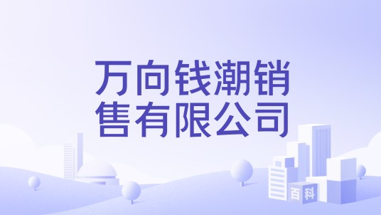 万向钱潮销售有限公司
