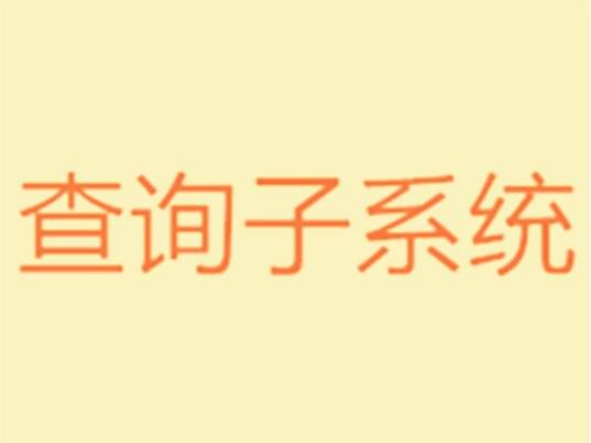 查询子系统