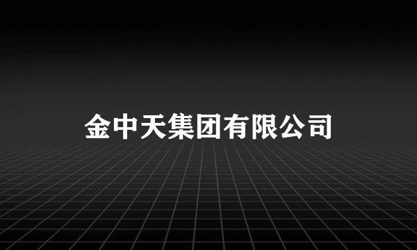 金中天集团有限公司