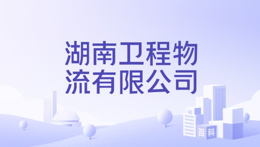 湖南卫程物流有限公司