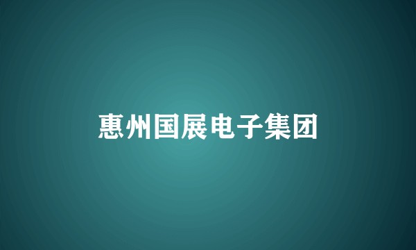 惠州国展电子集团