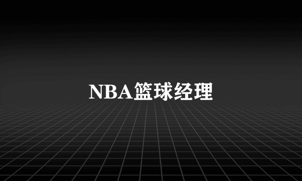 NBA篮球经理