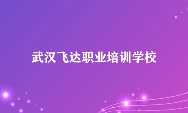 武汉飞达职业培训学校