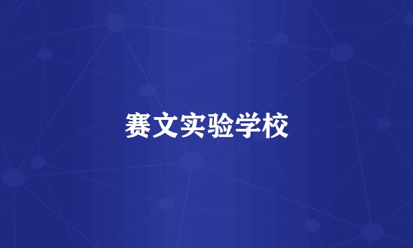 赛文实验学校
