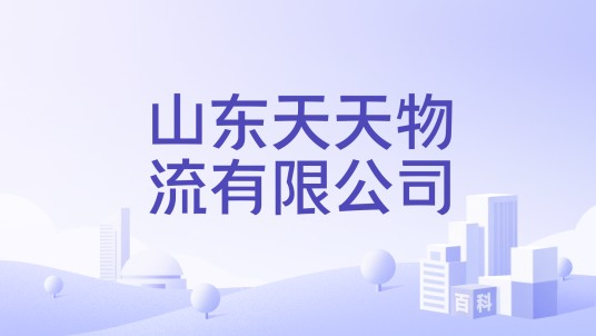 山东天天物流有限公司