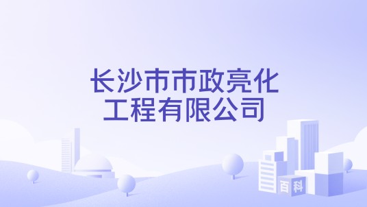 长沙市市政亮化工程有限公司