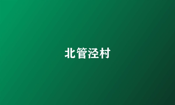 北管泾村