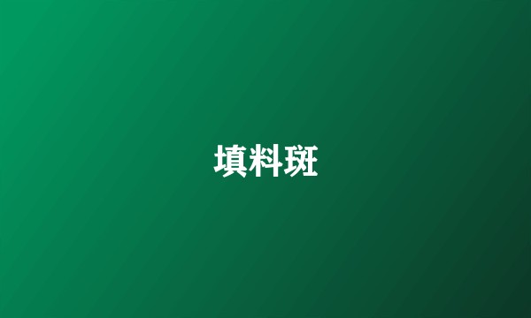 填料斑