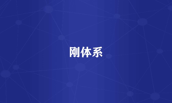刚体系