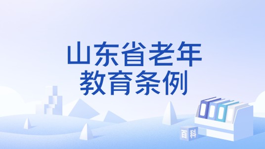 山东省老年教育条例