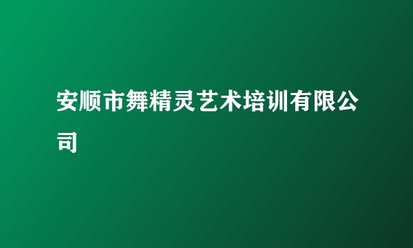 安顺市舞精灵艺术培训有限公司
