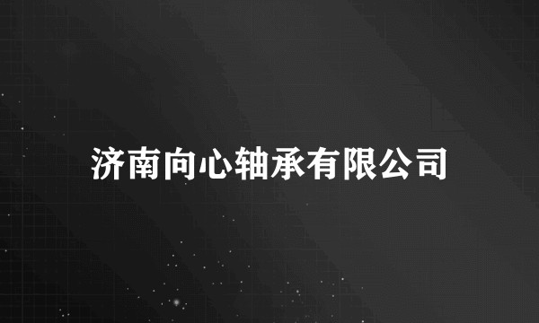 济南向心轴承有限公司