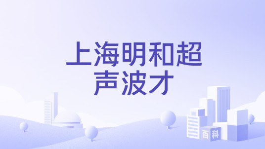 上海明和超声波才