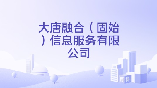大唐融合（固始）信息服务有限公司